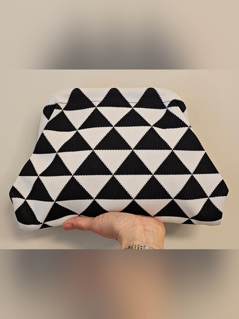Unbranded Black and White Pouch / Clutch